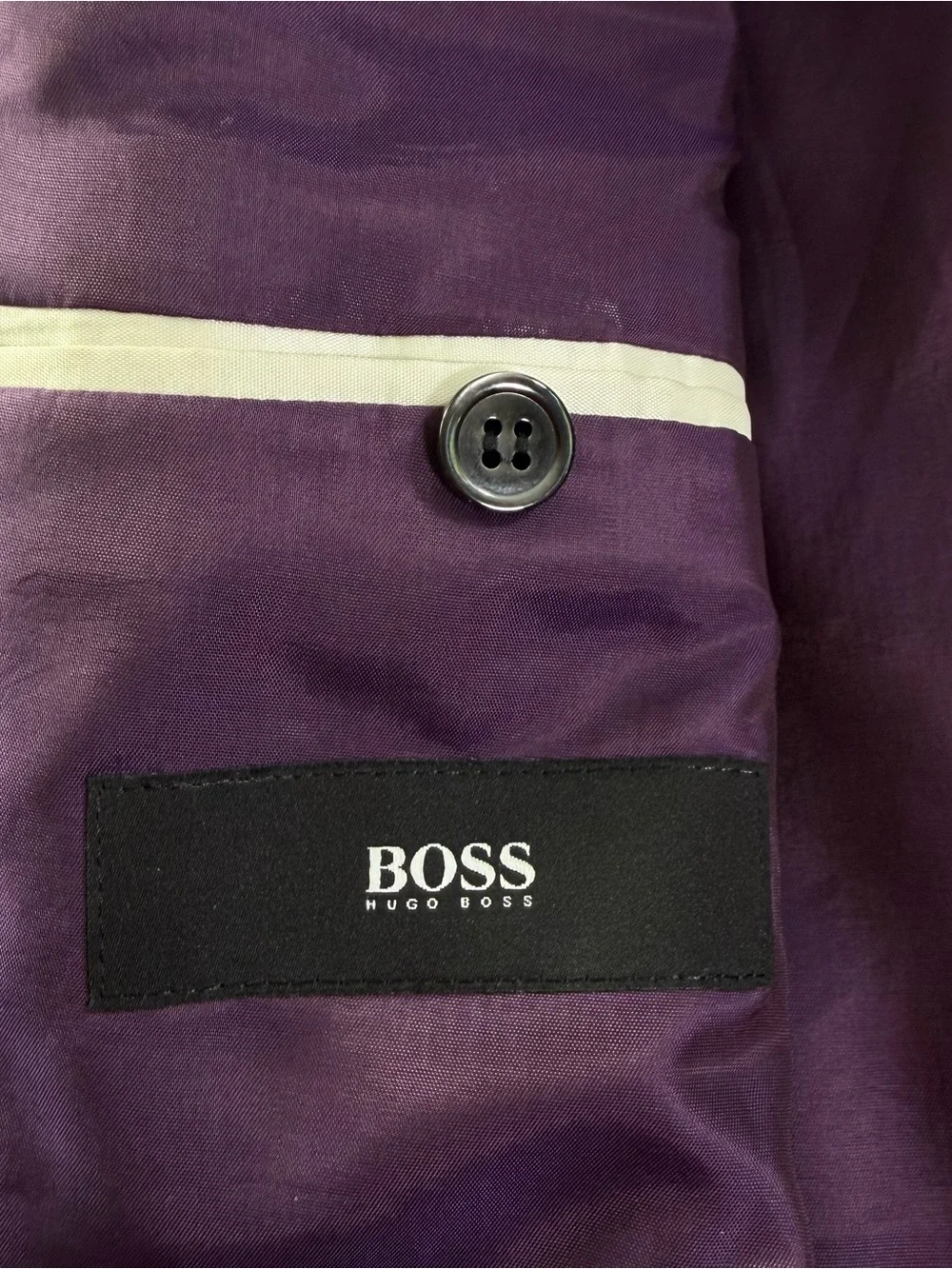 BOSS Hugo Boss The Clash Black Virgin Wool Blazer 42R